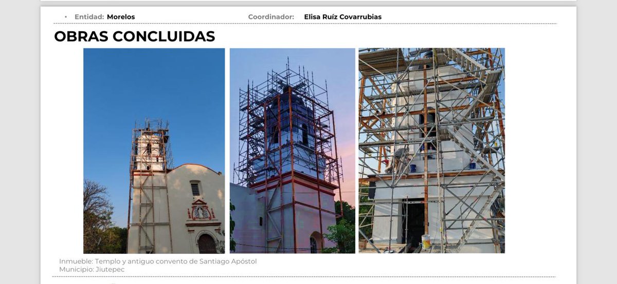 Continúan las labores de reconstrucción del patrimonio edificado en 6 estados: Oaxaca, Puebla, Morelos, Guerrero, Cdmx y EdoMex Estamos a punto de alcanzar la meta