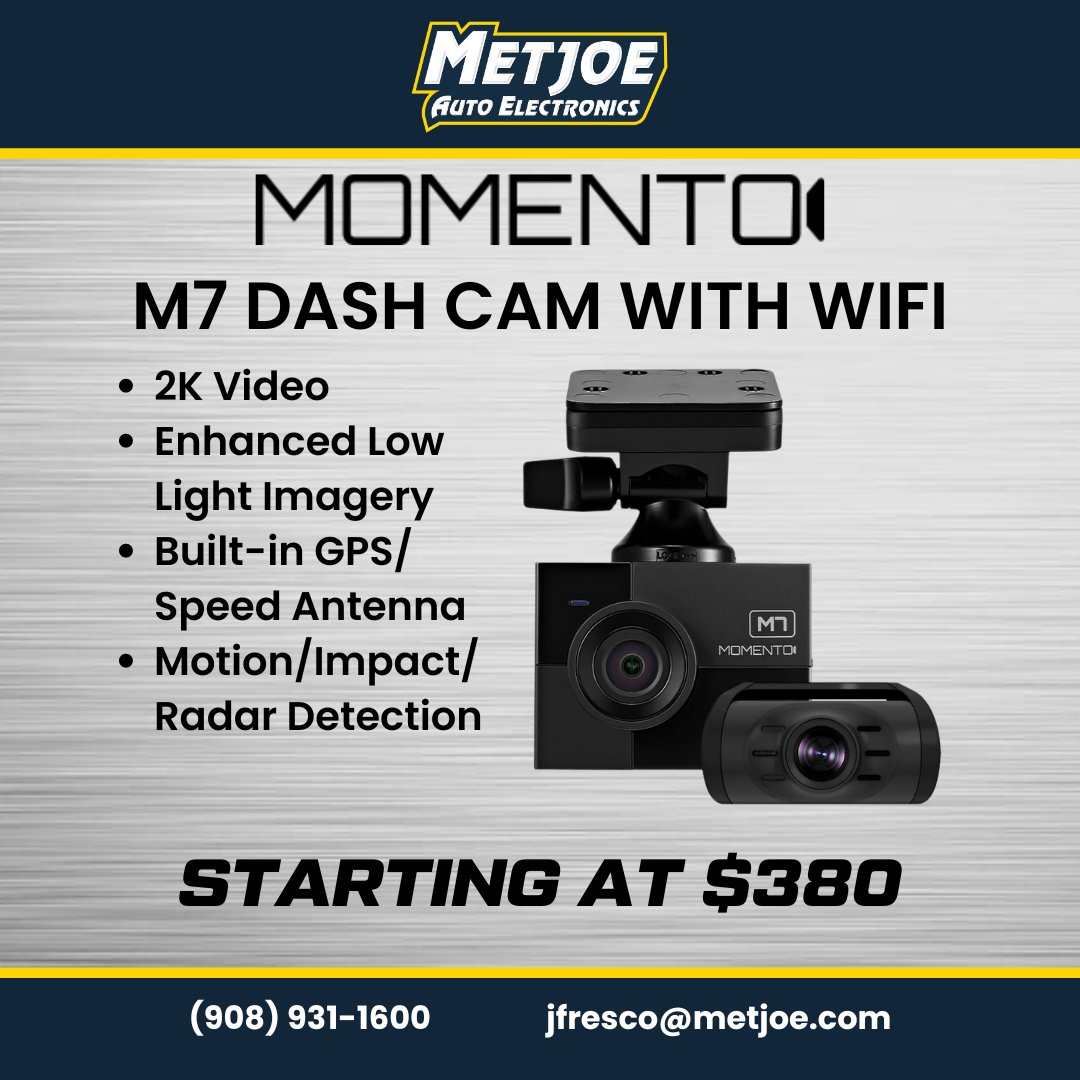 MetJoeAutoElect's tweet image. If you are a ride share driver, a Momento dash cam system is the extra set of eyes you need to stay safe.
