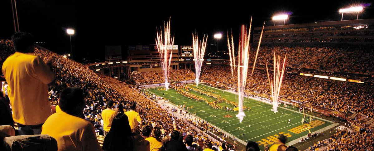 After a great conversation with @JsonCarter and @CoachCoop84 I’m extremely blessed to announce that I have received my third division 1 offer from Arizona State #TheFactory @THEHIVEFB