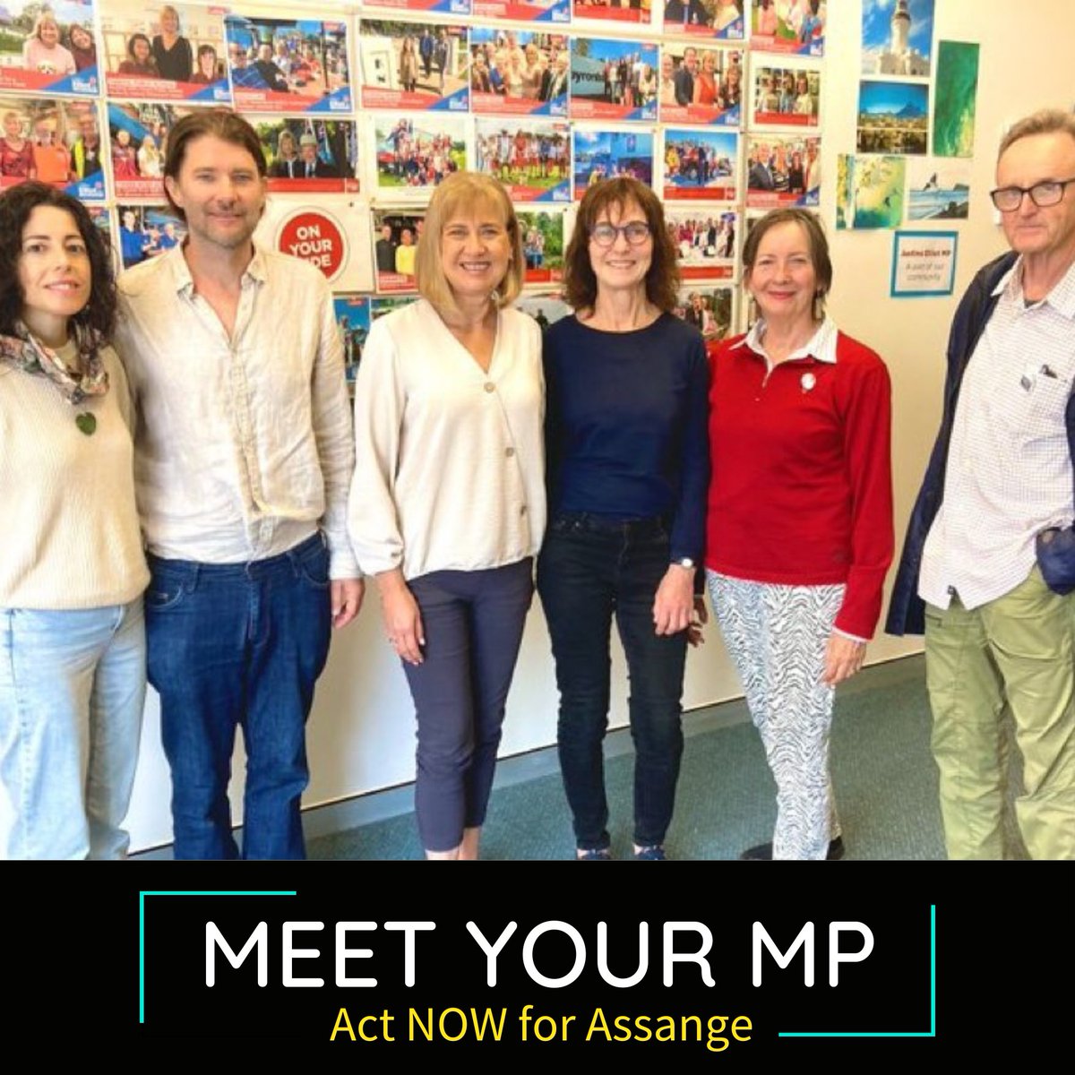 🌟 Big shoutout to Kym, Roy, Adele, and Marion for their fantastic efforts in organising and participating in the Meet Your MP for Assange meeting with Hon Justine Elliot MP; 🌟 @JElliotMP We're encouraged by MPs like Justine who are taking a firm stand for truth, free press,…
