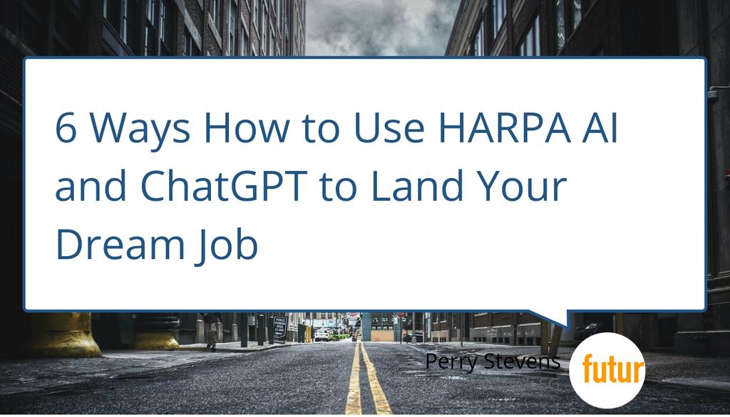 HARPA AI and ChatGPT can help you create personalized and engaging messages that highlight your skills, experience, and enthusiasm for the job. Read more 👉 lttr.ai/ASWuB #JobSearch #ChatGPT #Findajob #FutureWorkSG #HarpaAi