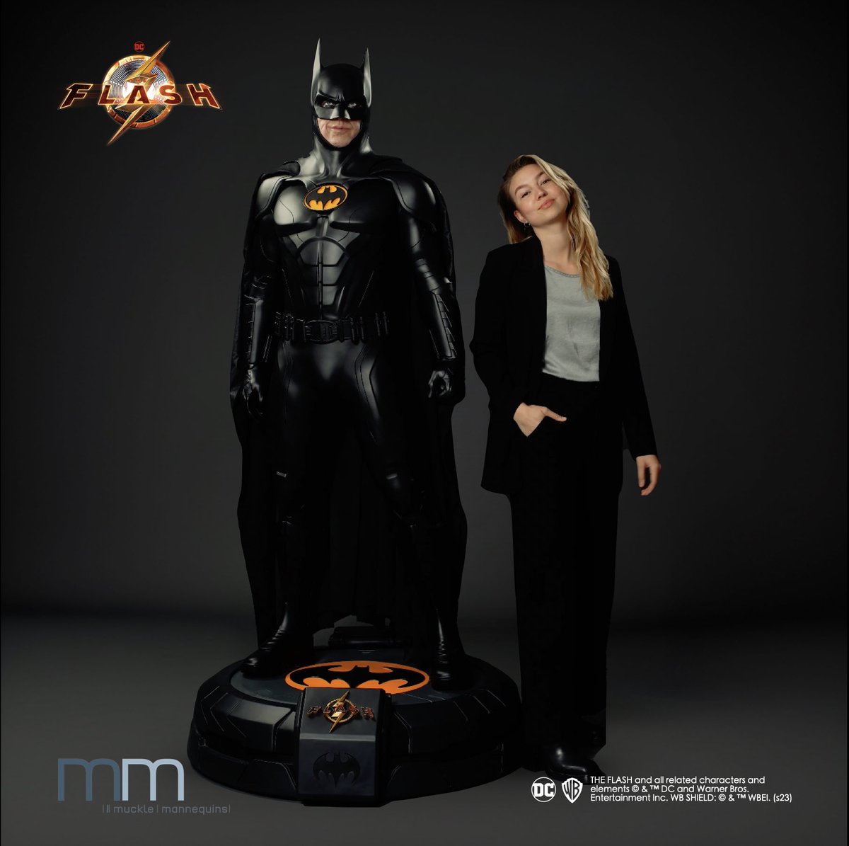 Life-size figure of BATMAN KEATON from the movie ‘FLASH ’2023.
DM for more info.
tacodama.com/product-page/t…

#theflash #batman #michaelkeaton 
#ifesizeprops #superheroes #dc #dccomics #mucklemanneguins #lifesize #ifesizestatue #statuecollector #公仔 #雕像 #收藏玩具 #雕像開箱