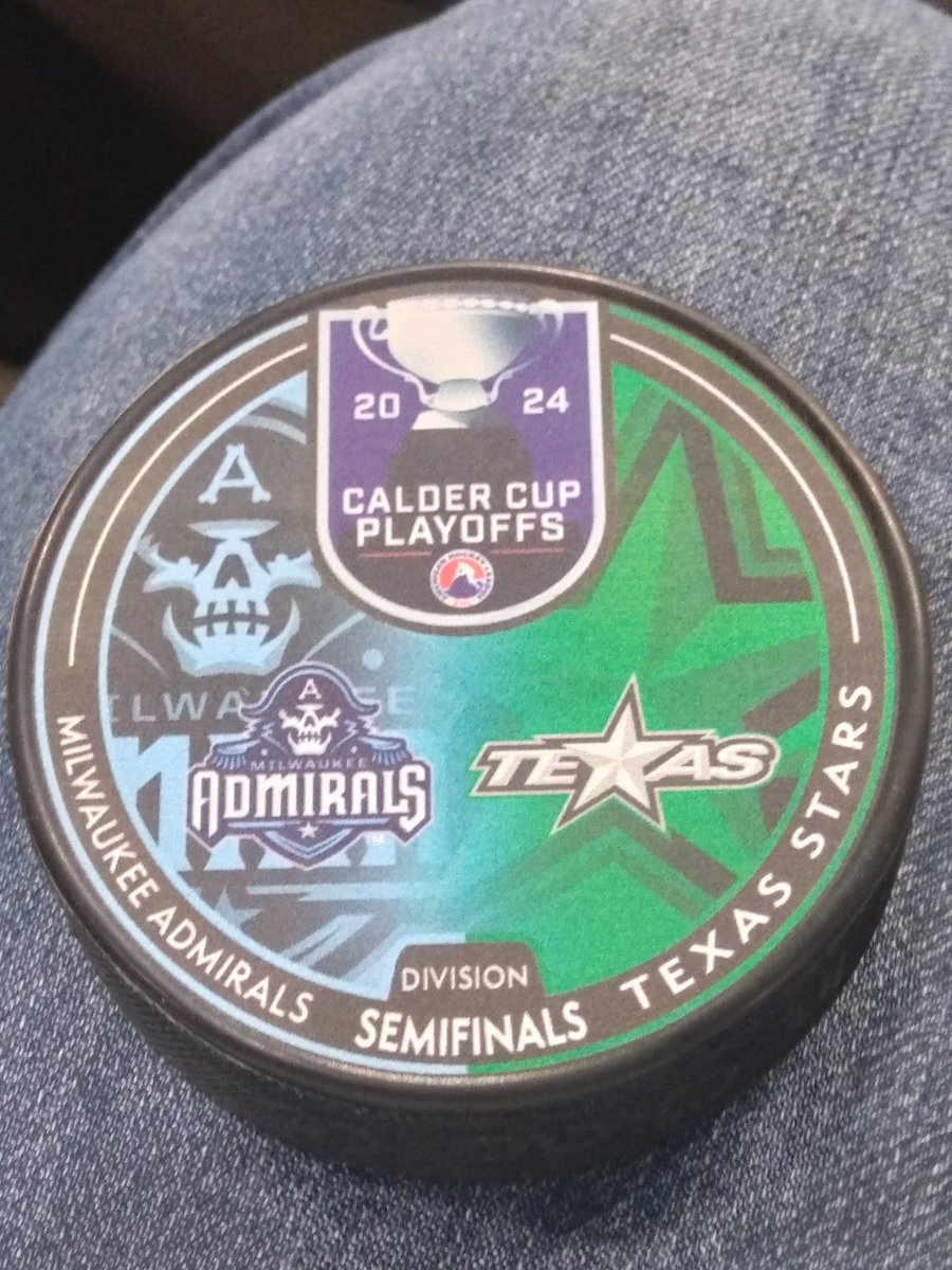 My Mom And My Sister Surprised Me With A Hockey Puck Here At The Admirals Playoffs Hockey Game

#CalderCupPlayoffs #MILHockey