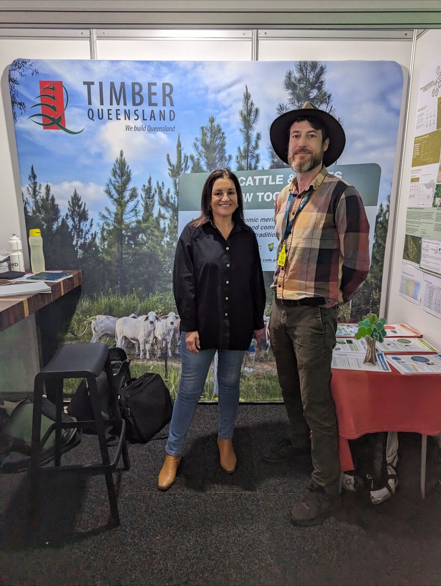 Supporter of the forestry and timber industry, Senator Jacqui Lambie, dropped by the TQ stand at BeefWeek 2024 to discuss the technical work of the North Queensland Regional Forestry Hub 
#timber #silvopastoralsystems #agroforestry #Beef2024