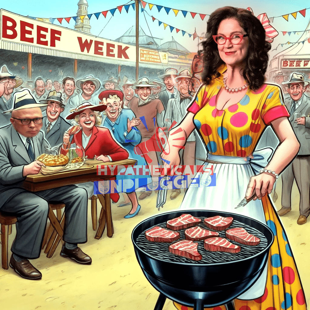 '#Albo #BeefWeek: More Grills and Thrills in Politics Than a Barbecue Showdown!' - #AnnabelCrabb tries her hand at frying the PM, again, fuck it’s becoming a habit with her.

Last week we had to write about Crabb's bias over the #SarahWilliams matter 'ABC's Misinformation