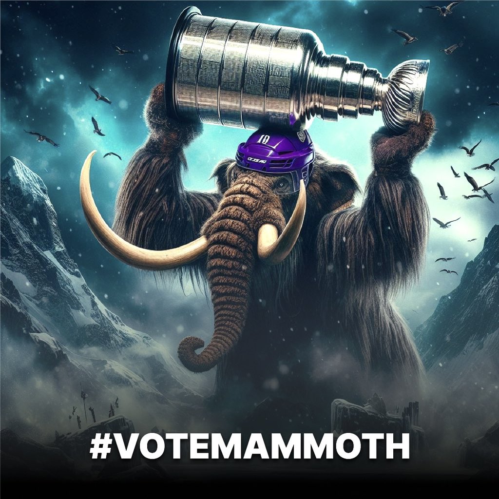 I am now an Utah Mammoth propaganda account. Now I need to go around Salt Lake handing out flyers😂

#VoteMammoth