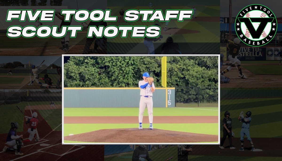 📝Five Tool Staff Scout Notes✅ Alongside our full video coverage, select games with staff scout notes from @FiveToolTexas this past week. April 30-May 4: READ » fivetool.org/news/five-tool…