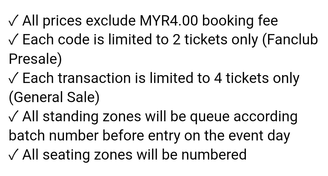 SSSO Malaysia - 1 membership max. beli 2 tiket!