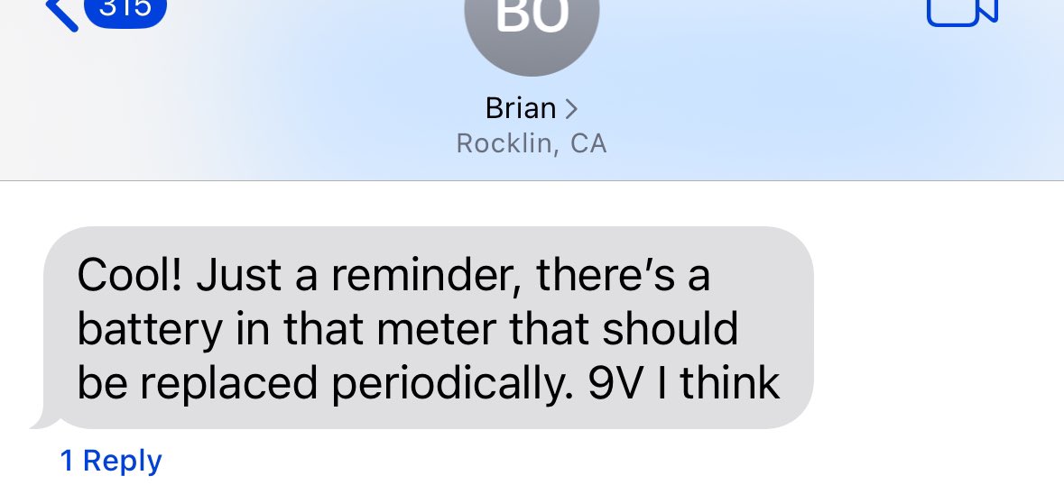 If you have the kind of father who reminds you to change the batteries on your multimeter, you are truly blessed