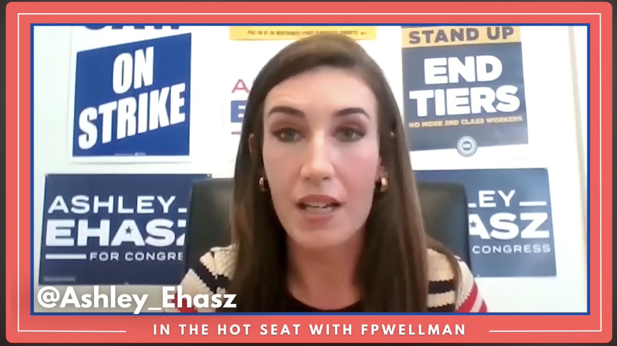 I love 2nd time candidates and @ashley_ehasz is a terrific leader for PA-01 at this moment. A fellow West Point grad and Apache pilot who is building a movement to flip the district. I enjoyed chatting with her on the latest 'In the Hot Seat with FPWellman' now on @MeidasTouch!