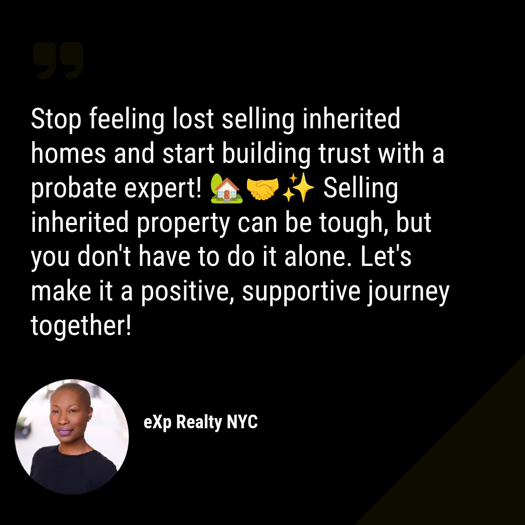 Feeling overwhelmed is common, but there's a better way! 🚀 Reach out for expert help in probate real estate and let's simplify the process. 🌟 Connect with us for personalized guidance. 💼🔑 #RealEstateExpert #ProbateProperties #eXpRealty #probatenyc #probatebrooklyn