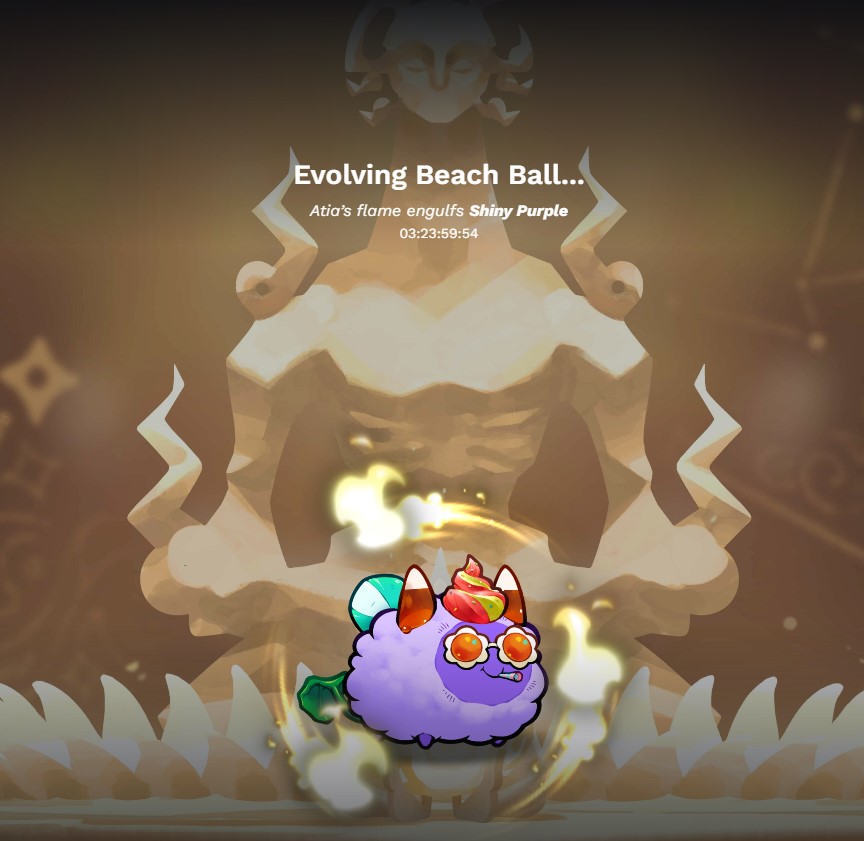 #Evolved Bringing my favorite's Axie's Beach Ball to another level. @AxieInfinity