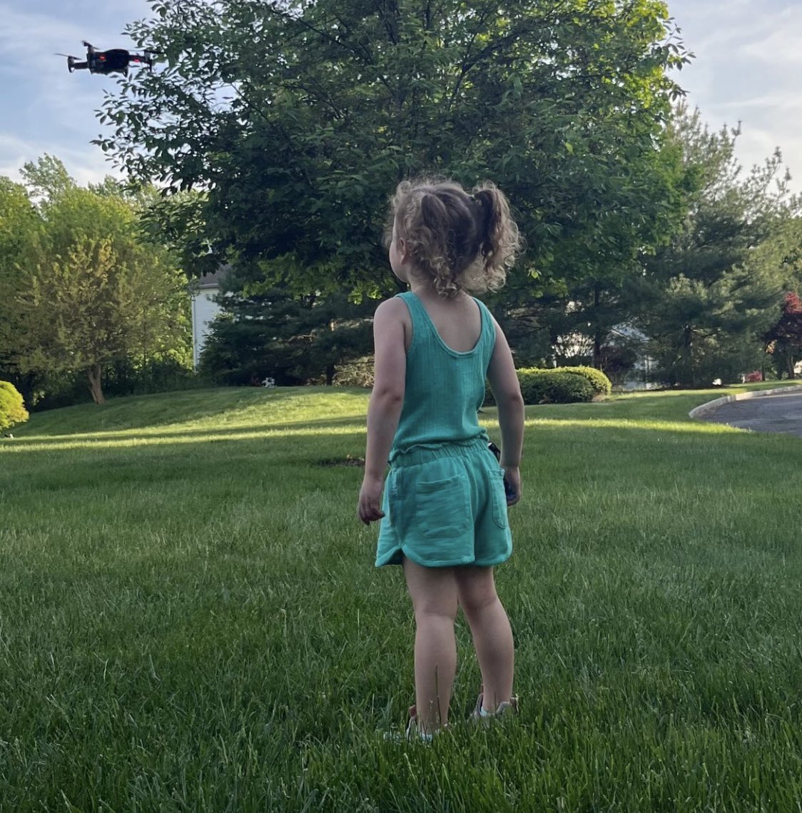 —;

She saw a drone today!