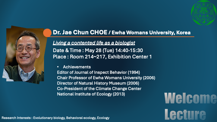 KSBMB_KSBMB's tweet photo. @choe_amazon Welcome Lecture - "Living a contented life as a biologist"
Prof. Dr. Jae Chun Choi, Ewha Womans Univ. Korea

#KSBMB https://t.co/ZKuHJEhHdf