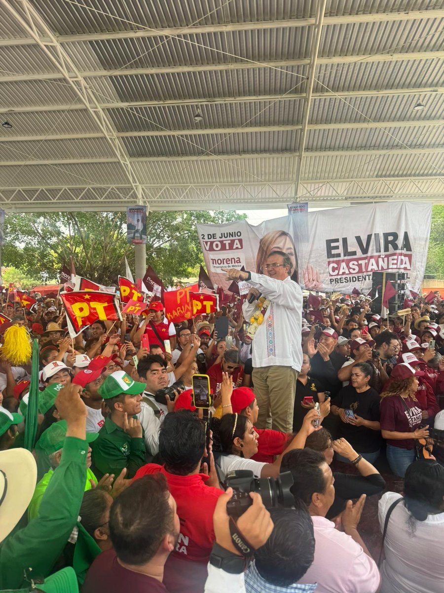 Con el pueblo apoyando a Eduardo Ramírez : viene un gobierno con vasto respaldo popular , buenas noticias para Chiapas y para México !!