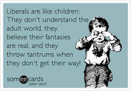 Could not be more true. They act like children living in a fantasy. It has to be a mental disorder, don't you agree?