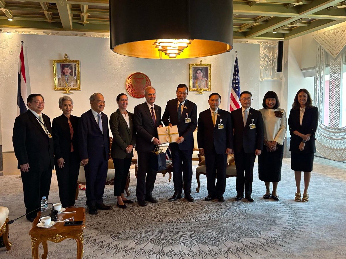 Thank you Senate President Pornpetch Wichitcholchai and Senators for the excellent discussions today on advancing 🇺🇲-🇹🇭relations and the important upcoming Senate selection process. The legislature is a key part of any democracy, and we look forward to continuing our cooperation