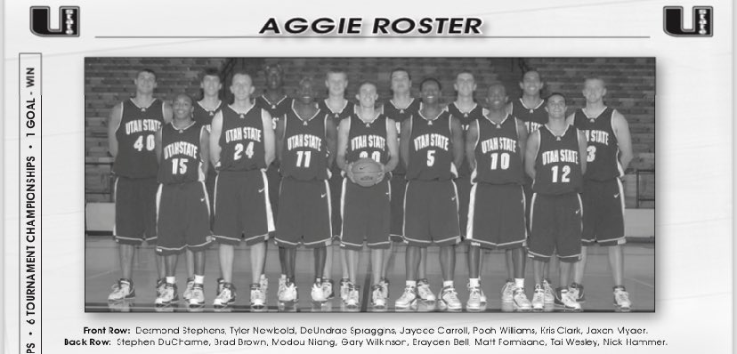 The entire 2007-08 team 🏆🤘🏽 #AggieFamily