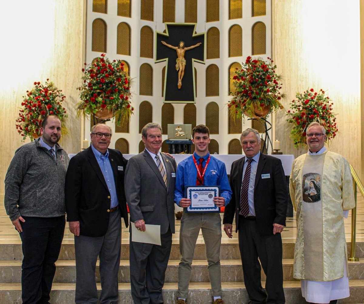 Congrats to Liam Nolan ’24 as he is the recipient of the 2024 Mendel Alumni Association Legacy Award! The purpose of this award is to memorialize Mendel High School and to foster Augustinian ideals of uniting people in the communion of mind, heart, and service of God’s people.