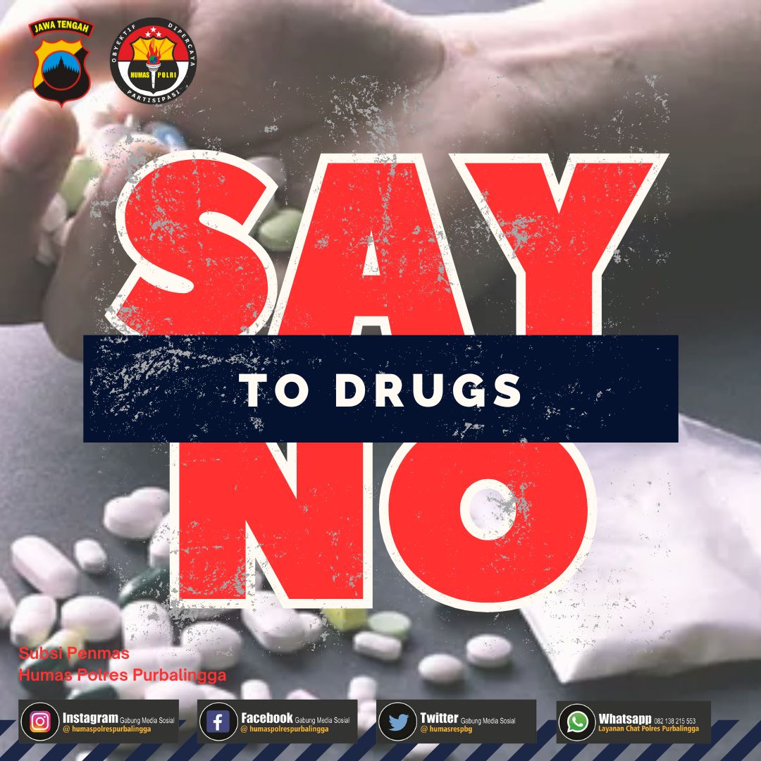 Say No To Drugs

#polrespurbalingga
#humaspolrespurbalingga
#poldajatenghadir
#polisi_indonesia
#polisirepublikindonesia
#polisiindonesia