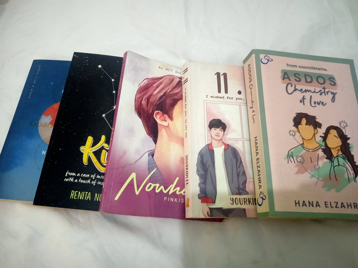 help rt 💌🏹

want to sell preloved books :
- guardiationship by renita nozaria 1 60k
- kita by renita nozaria 25k
- nowhere by pinkishdelight 40k
- 11.11 by yourkidlee 30k 
- asdos by cosmilklatte 55k 

📌 dom solo
tag : wts wtb preloved books secondhand