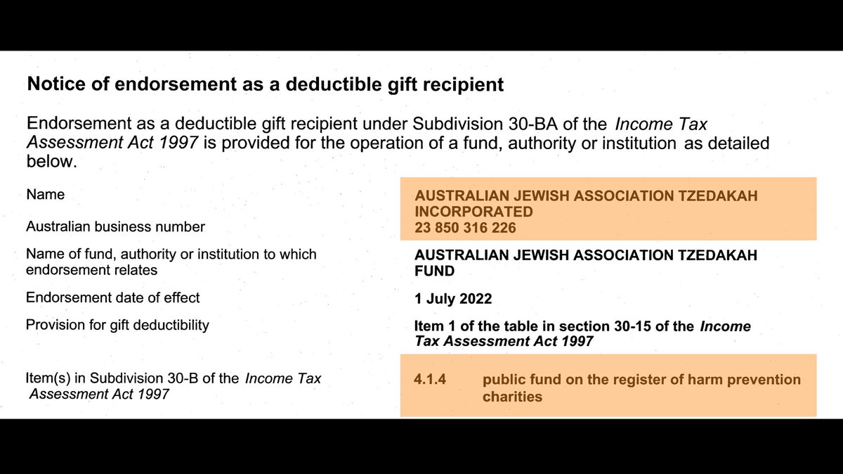 It's positively Orwellian to think the Australian Jewish Association (AJA) got its Deductible Gift Recipient (DGR) charity status for the purposes of 'harm prevention' .