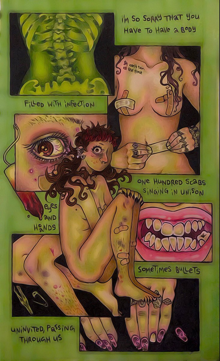 not super happy w this but i haven’t posted any art in literally two years so 🤷🏻‍♀️ body terror song by ajj 🫶