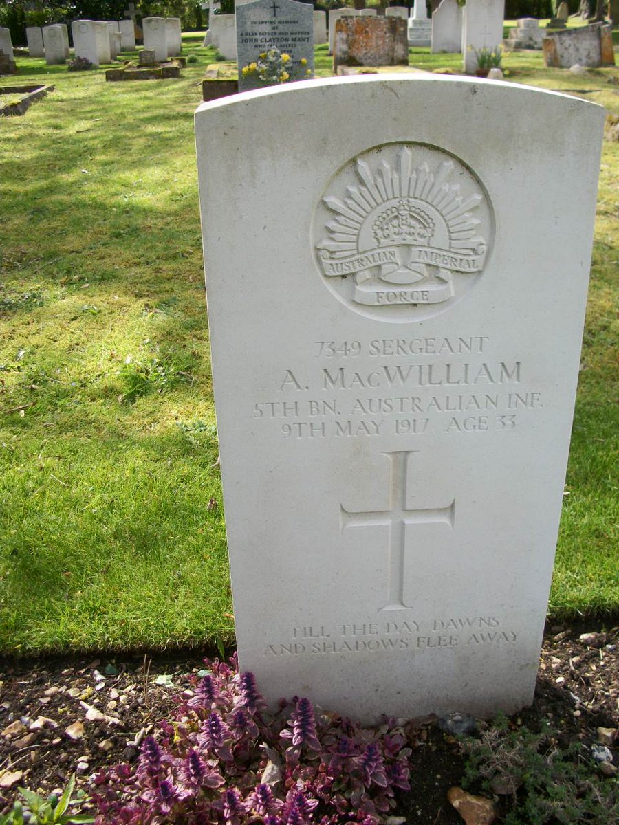 Died on this date -(Aust)Lance Sergeant Alexander “MacWilliam” (b.1884; Eaglehawk, Victoria under surname of McWilliam), Service number 1397, embarked from Melbourne, Victoria on HMAT Clan McGillivray (A46) on 2 Feb 1915 with 14th Infantry Battalion, 2nd Reinforcements and