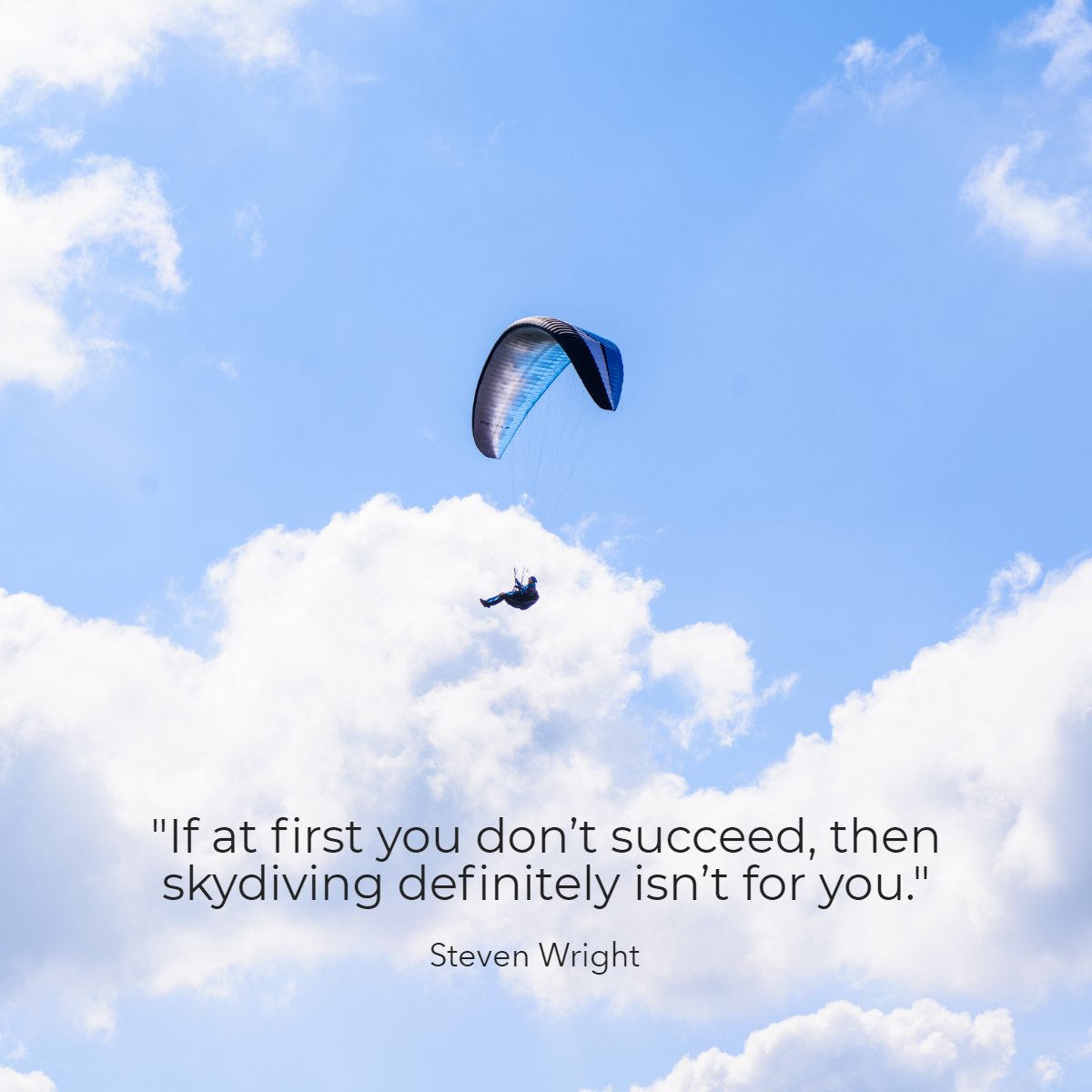 If at first, you don’t succeed, then skydiving definitely isn’t for you. 😅😁

#meme #fun #skydiving #lol
 #RealestateAppleton #Appletonwisconsin #AppletonWisconsinRealEstate #CharlesRobbinsRealtor