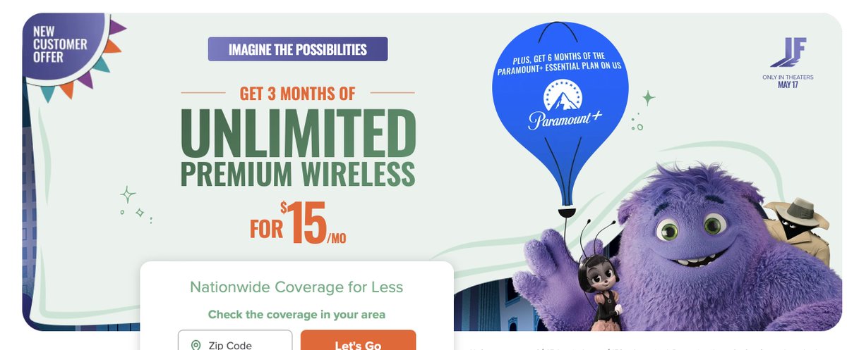 jspring86az's tweet image. trymintmobile.com/springer

Deal alert! My friends and partners at Mint Mobile are back with even more value! On top of the current $15 per month pricing for their Unlimited plan, new customers purchasing a Mint Mobile plan will receive a 6-month subscription to the Paramount+…