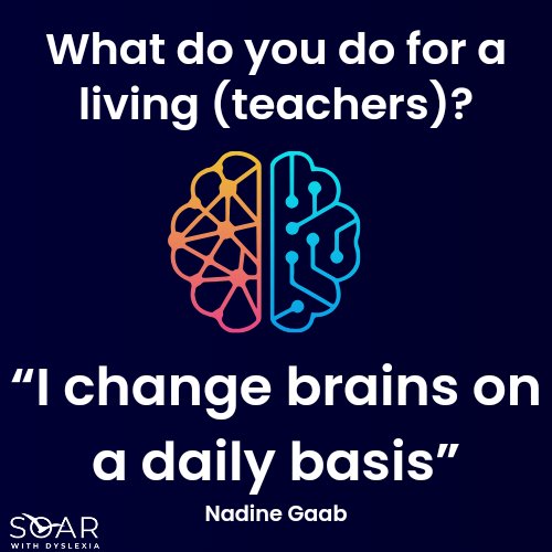 We are brain changers! 🧠 "Imaging studies have shown a change in the brain after intervention that targets these skills has occurred and reading is improved. This is not only true for young students, but also for adult dyslexic non-readers." Joan Sedita