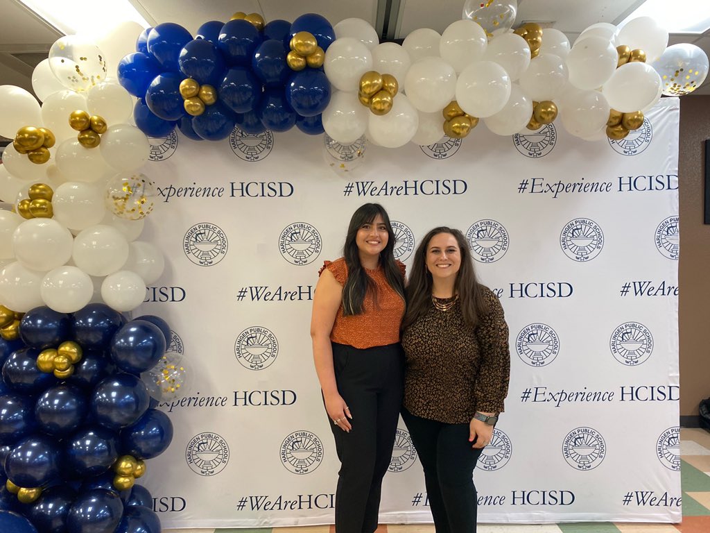 MarionGrahamCFA's tweet photo. So proud of my mentee, KLG, and all of our first year teachers at @CanoRavens!!! They did such a fantastic job showcasing their first year in the class with @HarlingenCISD!   
💙💛 https://t.co/9ECTQEg61O