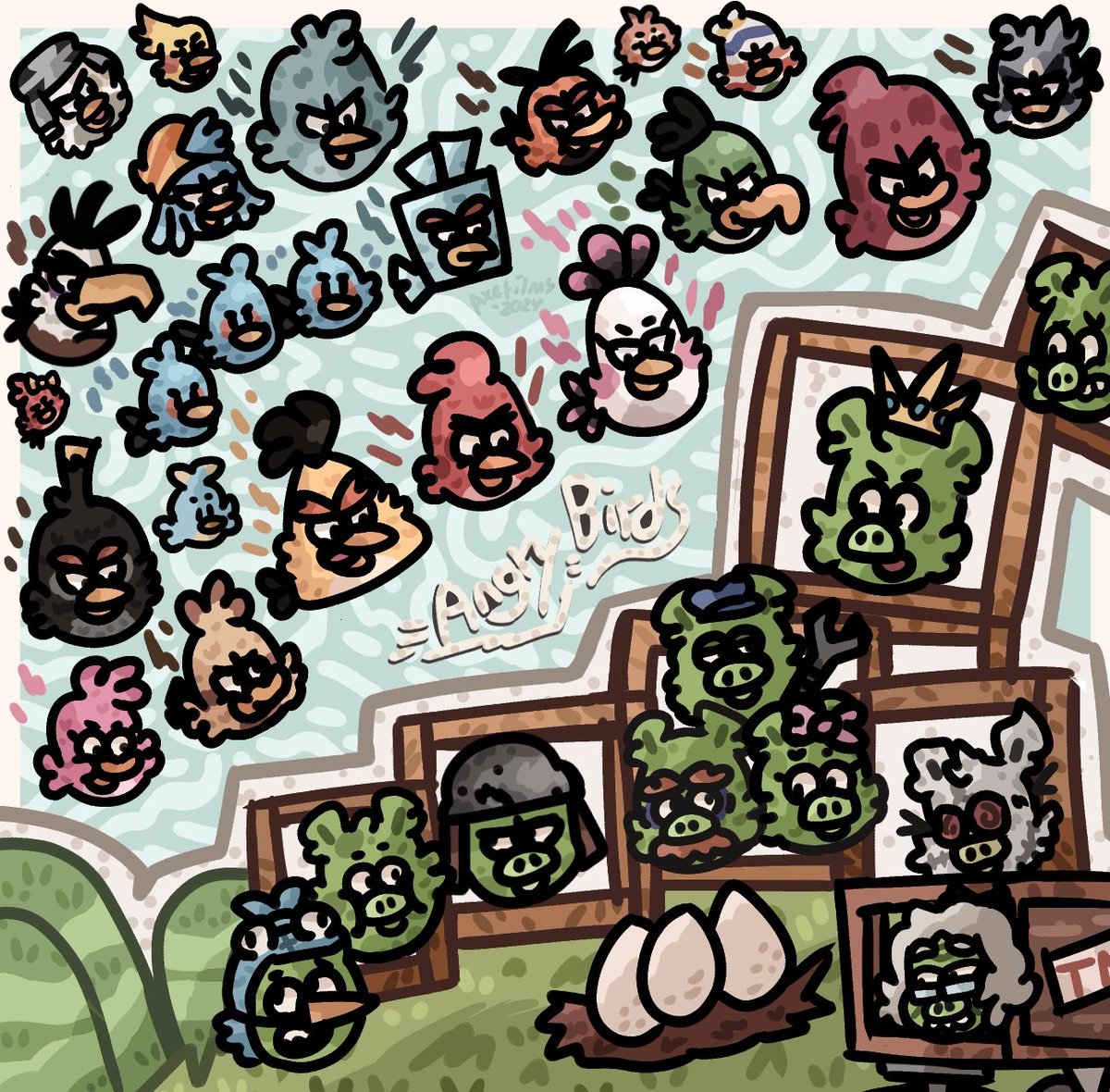 axelfilms22's tweet photo. Birds :0
#angrybirds #angrybirdsfanart #angrybirdsspace #angrybirds2 #angrybirdsred #angrybirdschuck #corporalpig #angrybirdsmelody
#angrybirdsstella #bubbles #mightyeagle https://t.co/RjwGtZANbC
