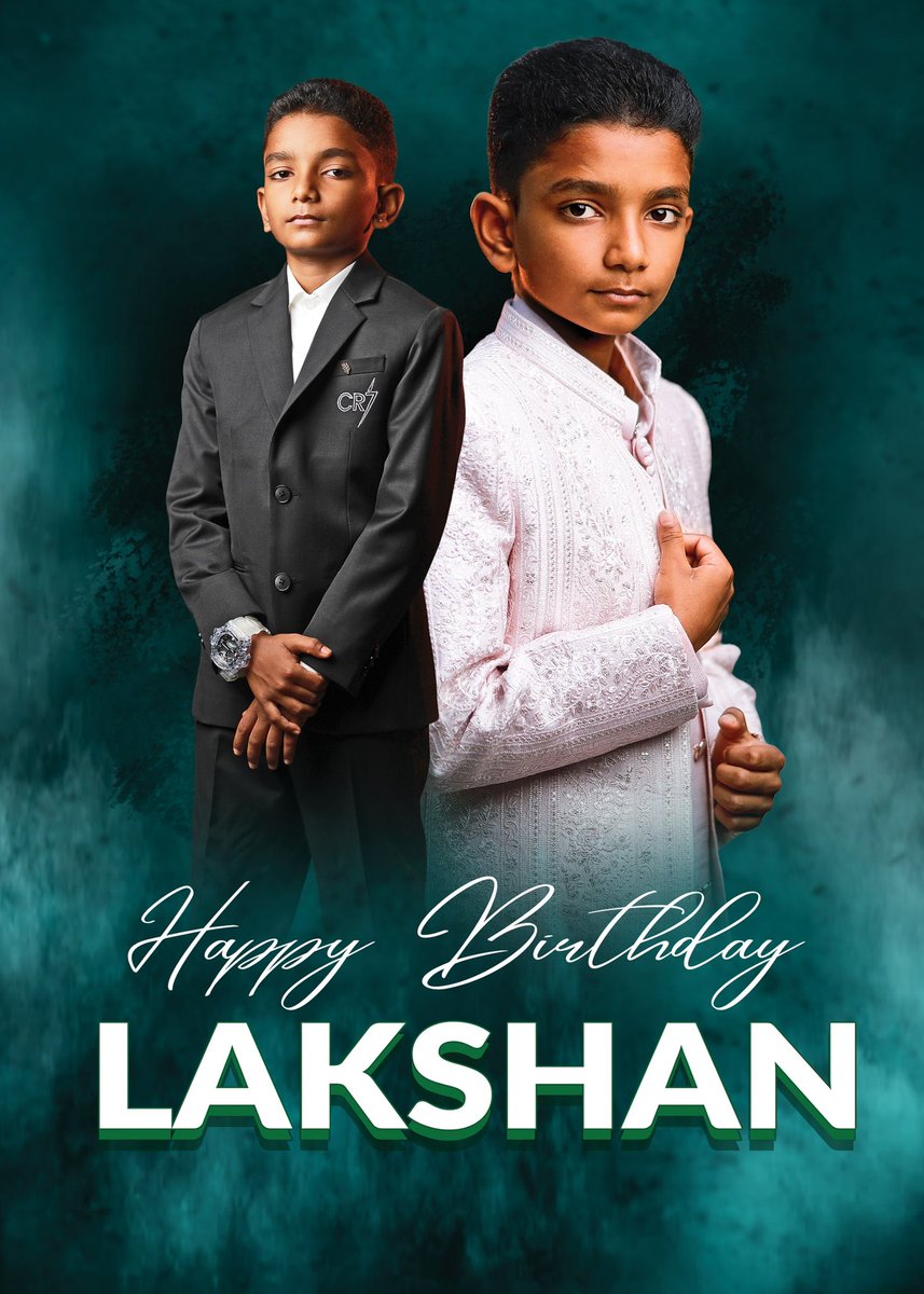 என் அன்பான மகனுக்கு பிறந்தநாள் வாழ்த்துக்கள் ... Happy 11th birthday my dear son #Lakshan 💯💗💝 wishing you all success 💗