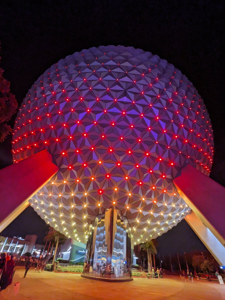 The installation of those LEDs was a fantastic idea! 

#WaltDisneyWorld #EPCOT #FutureWorld #WorldCelebration #SpaceshipEarth #Disney #DisneyParks #DisneyWorld #DisneyVacation
