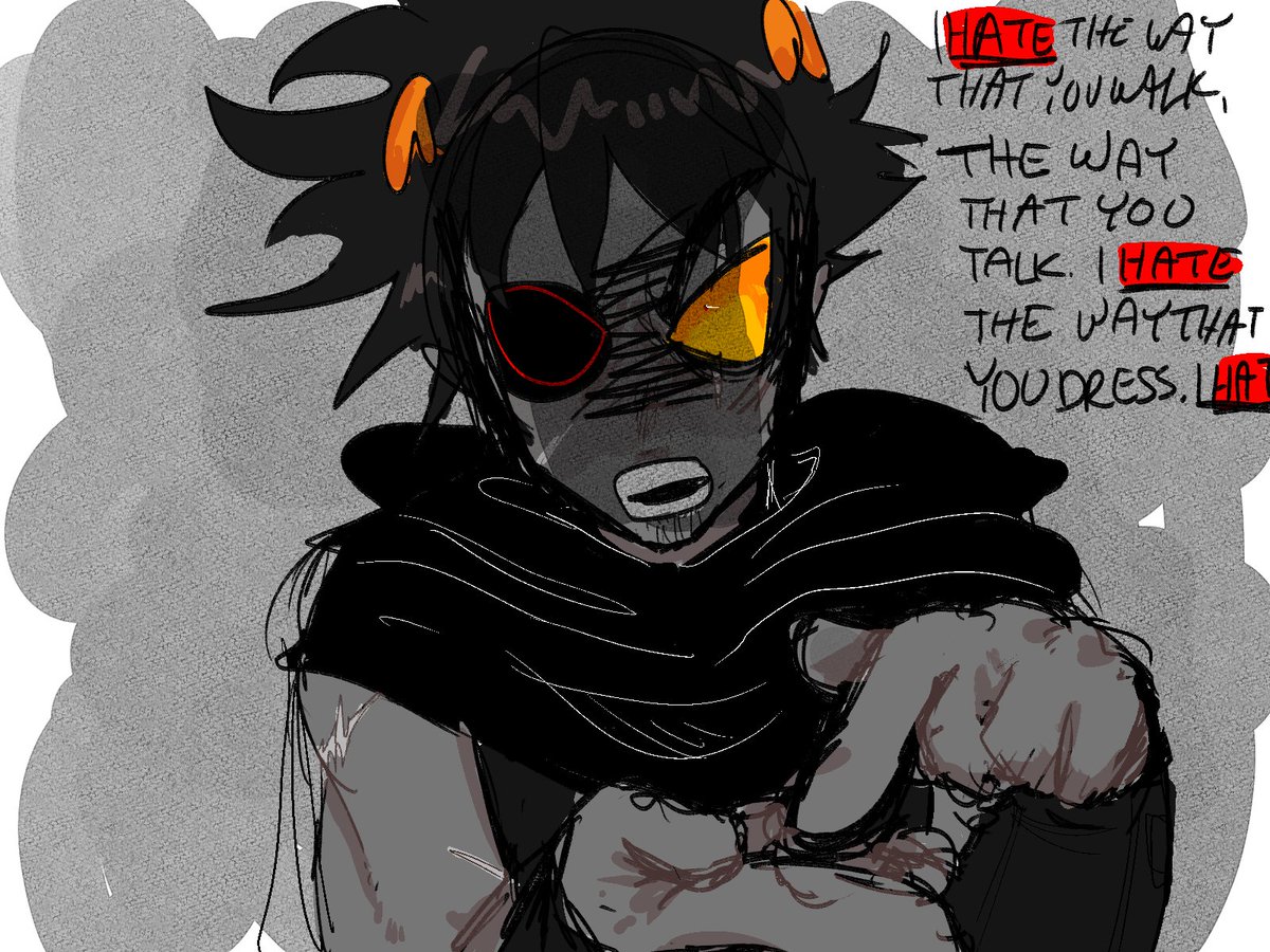 bonnybrainz's tweet photo. NOW LET ME SAY I’M THE BIGGEST HATER:
#karkatvantas #homestuck #commanderkarkat https://t.co/IpMXsfgrm4