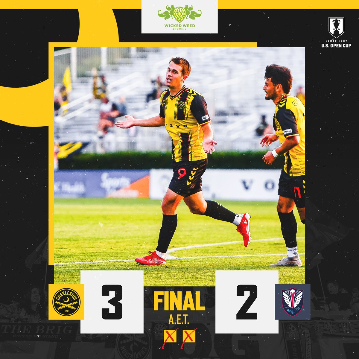 FT ⏱️ | BATTERY WIN! WE'RE ADVANCING TO THE ROUND OF 16!

MD Myers you're officially an @opencup legend.

#USOC2024 | #CB93 #FortifyAndConquer
