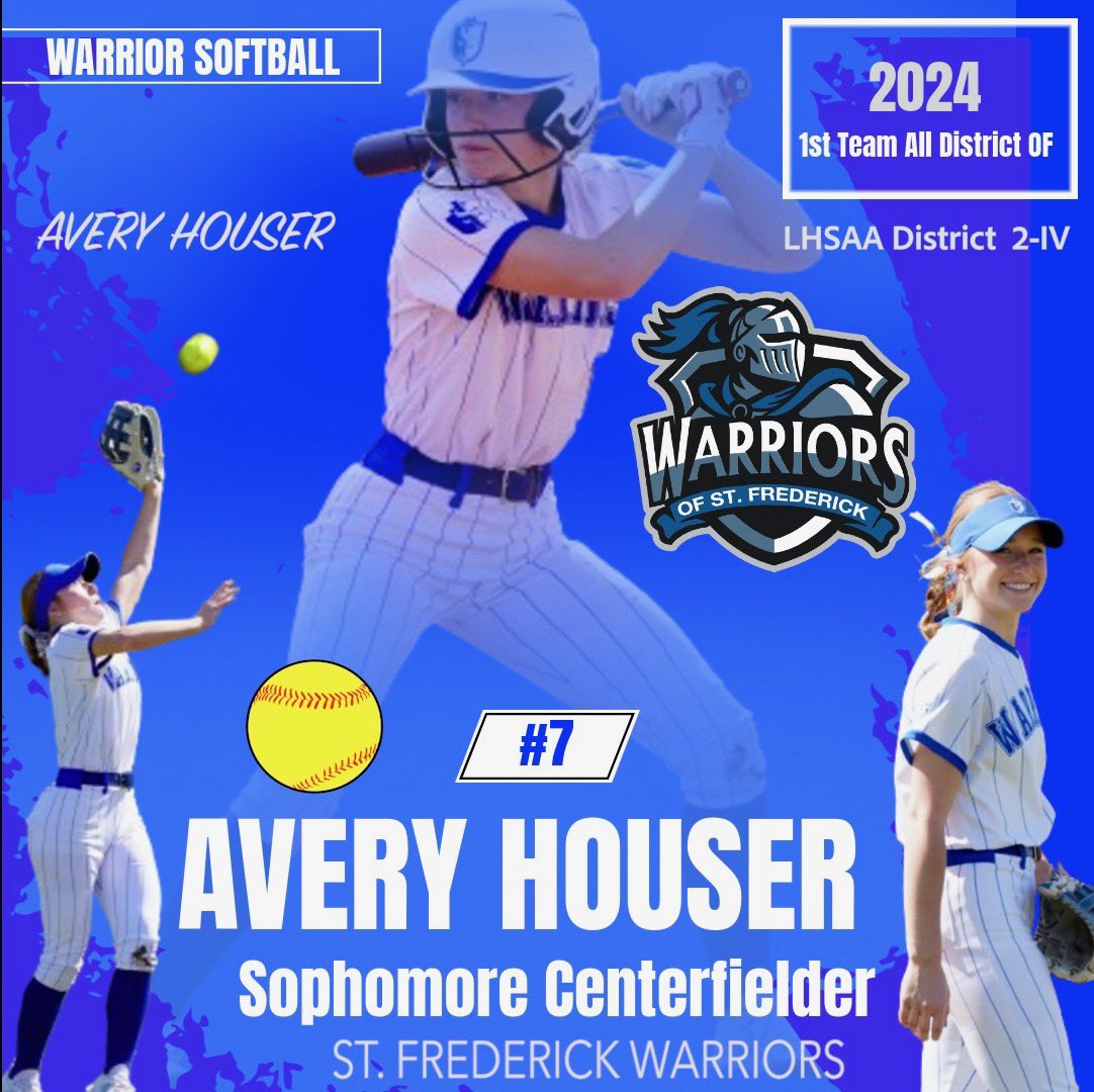 Congratulations to our 2026, Avery Houser on being named LHSAA District 2-IV 1st Team All-District!! We’re so proud of you!!! 🔥🔥 #bBlaze #bCommitted #BlazeOn #BTheDifference