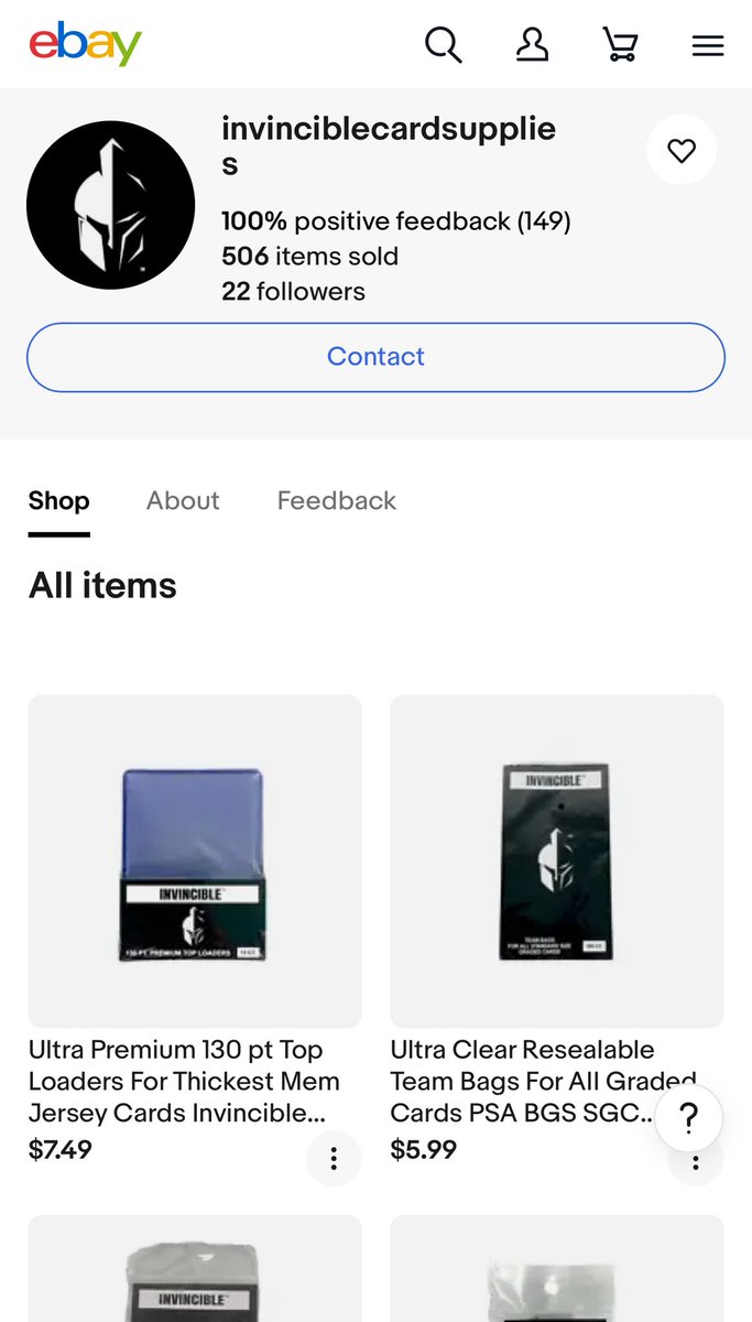 Collectors, we’re happy to say that prices have been lowered as we’ve been able to reach greater scale. 

We provide PREMIUM SUPPLIES - MADE BY COLLECTORS FOR COLLECTORS! And would appreciate your support with us as your supplier > the big box companies.

ebay.com/usr/invincible…