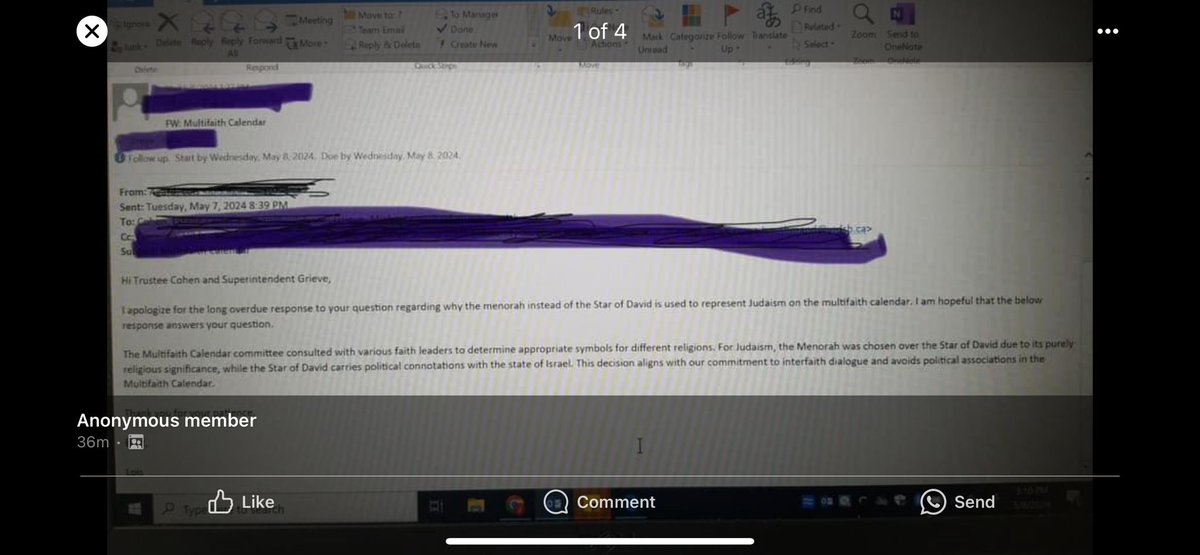 That some administrator at the York Region District School Board thought that removing the Star of David as a symbol of Judaism because it is a ‘political symbol’ was a right and good decision tells us everything we need to know.

This insanity has to stop.