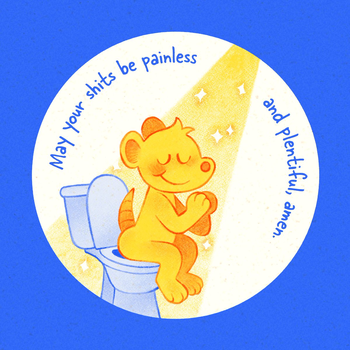 another badge design!! I think this one would also be good to hang on your toilet door