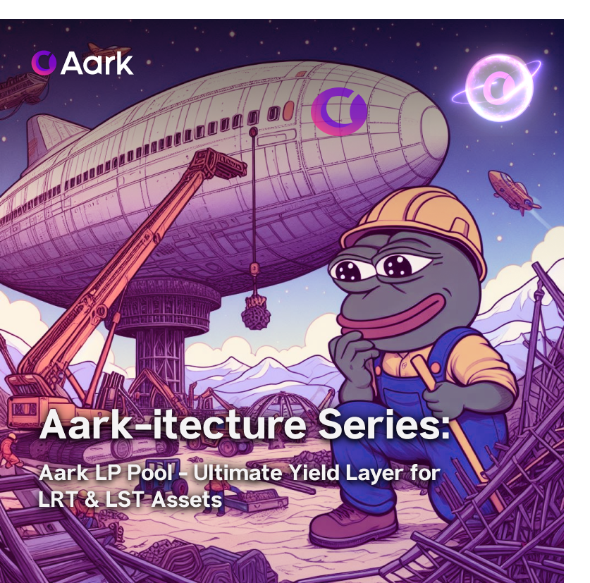 Aark is poised to capture $62B worth of the LST & LRT market. While allowing holders to earn up to net +100% APR! Aark is the only perp DEX to accept LSTs & LRTs as LP, even allowing LPs to leverage their positions! Sounds too good to be true? Time for Aark-itecture Series👇