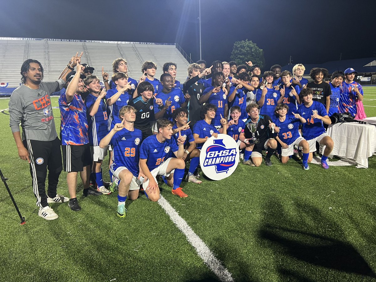 tylerredmondtv's tweet photo. Columbus High Soccer wins the GHSA 3A State Championship over Hebron Christian. Congrats guys!
@CHS_GA https://t.co/ozuBqJeRba