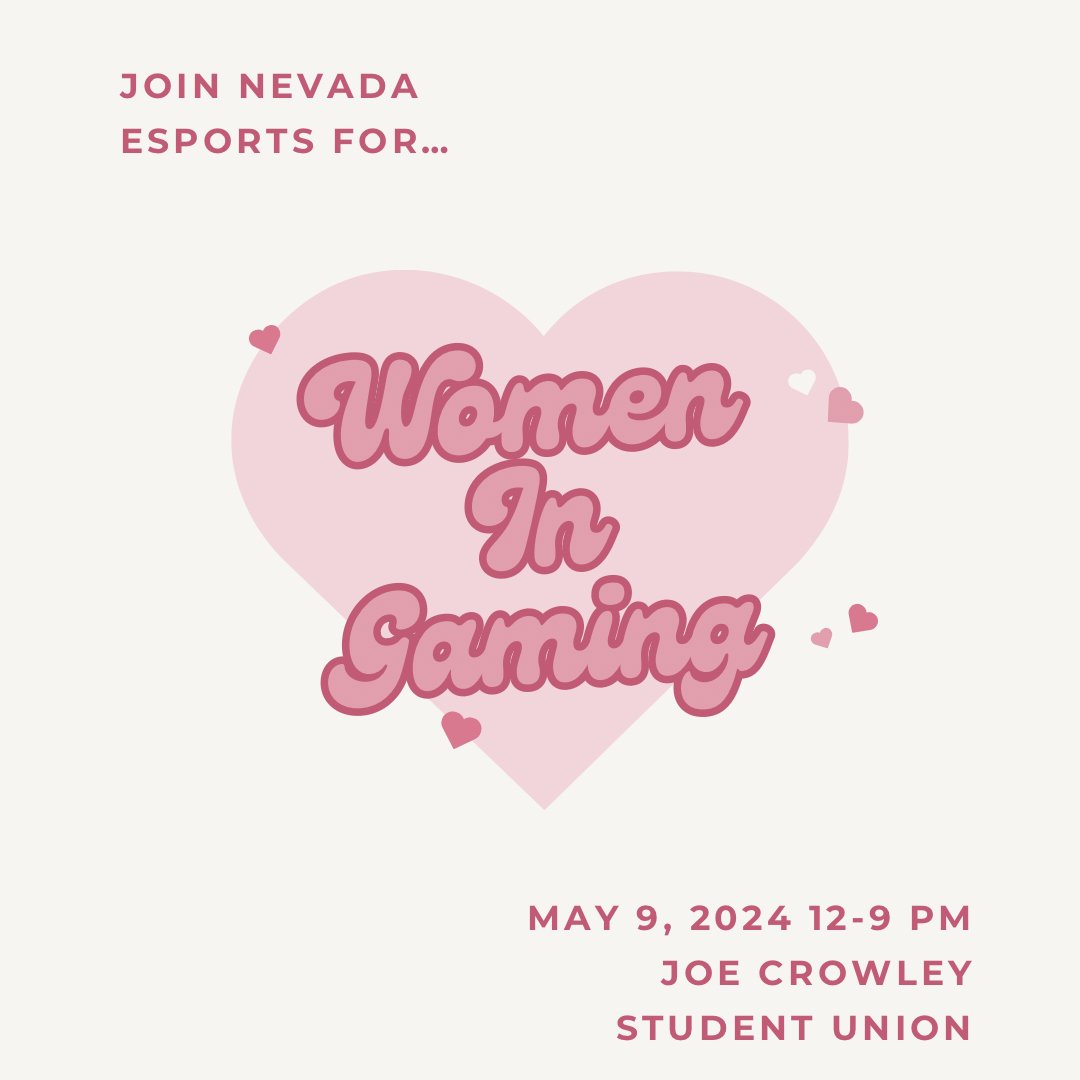 Tomorrow at the Joe Crowley Student Union, we are hosting an event for women/marginalized identities in gaming! 🐺❤️

Come join us for Party Games, Smash Bros, and other fun activities! We will also have snacks and places to play set up!

Hope to see you there from 12PM-9PM! 😄