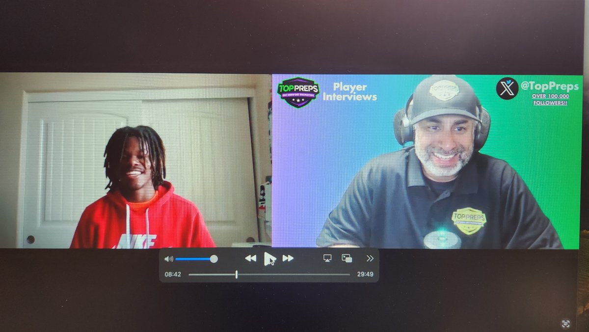 sunil_interview's tweet photo. Enjoyed interviewing #EricBellJr @Ericbelljr8 a junior @NorcoHighSchool in #Norco #California & cornerback/wide receiver on the varsity football team @norcofootball this evening via @Zoom for @TopPreps ποΈπ https://t.co/J8A37ikGQA