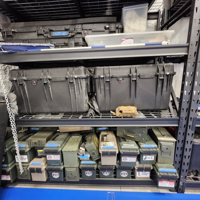 Great success today.  Tommorow I organize the gear/ bags closet and ammo.  Moving that shit around will