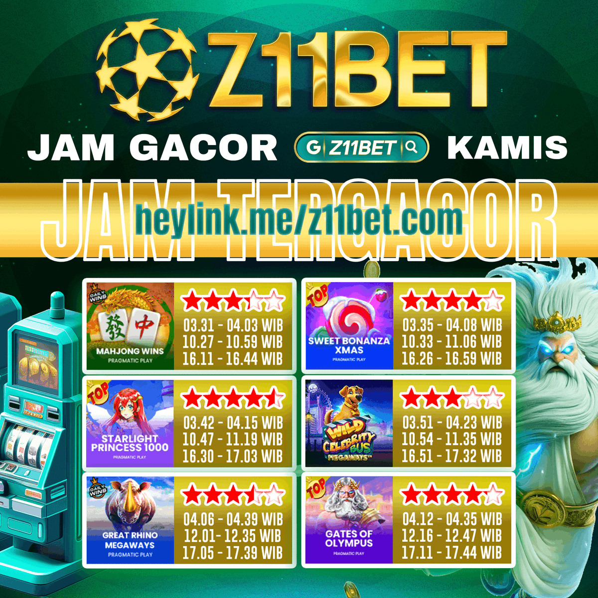 z11betslot's tweet photo. INFO SLOT GACOR HARI INI
CEK LINK DI BIO ! https://t.co/k1ceXl9h9U