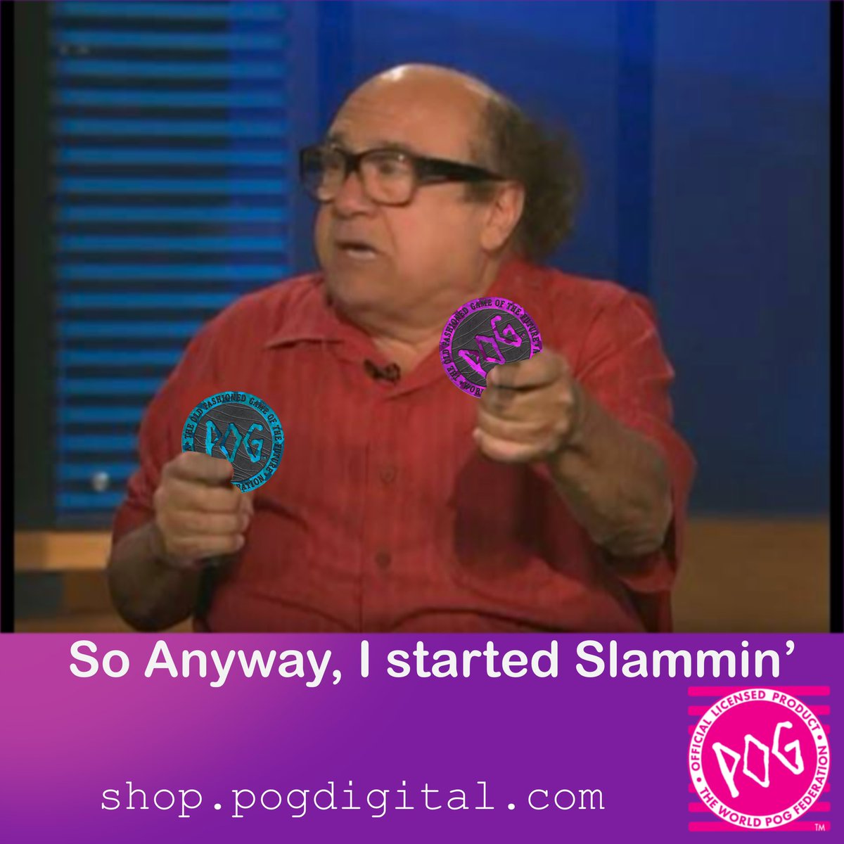 the gang wagered a little game of play for keeps. Frank knew what to do. 

#itsalwayssunnyinphiladelphia #frank #dannydevito #pog #pogs #slammers