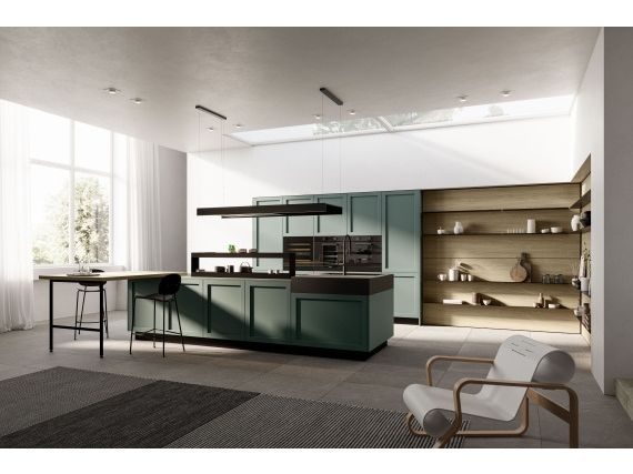 Alma: the new contemporary kitchen model with framed door luxurylifestyle.com/headlines/alma… #kitchendecor #modernkitchen #kitchendesign #luxurykitchen