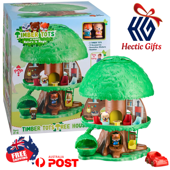 There's no more iconic place to relax and play than at the Timber Tots Tree House!

ow.ly/uFWg50InoeR

#New #HecticGifts #Classic #PopTop #TimberTots #TreeHouse #Toy #Nostalgic #RetroToys #Furniture #Car #Figurines #Infants #fun #Collectible #FreeShipping #AustraliaWide